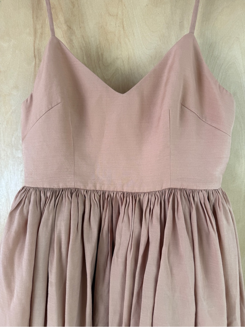 Sleeveless Fit and Flare Mini Dress in Dusty Rose - Picture 4 of 13